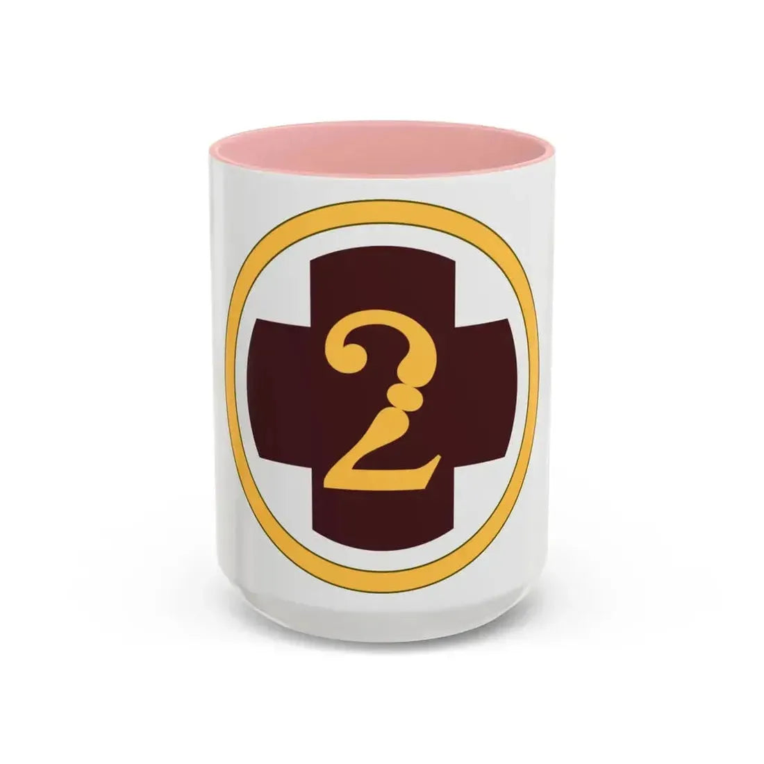 2 Medical Brigade (U.S. Army) Accent Coffee Mug 15oz Pink - Go Mug Yourself