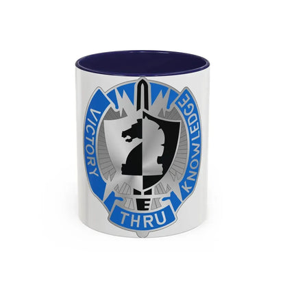 2 Military Intelligence Command 2 (U.S. Army) Accent Coffee Mug 11oz Navy - Go Mug Yourself