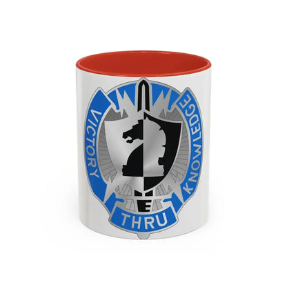 2 Military Intelligence Command 2 (U.S. Army) Accent Coffee Mug 11oz Red - Go Mug Yourself