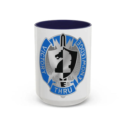2 Military Intelligence Command 2 (U.S. Army) Accent Coffee Mug 15oz Navy - Go Mug Yourself