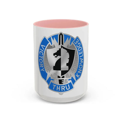 2 Military Intelligence Command 2 (U.S. Army) Accent Coffee Mug 15oz Pink - Go Mug Yourself