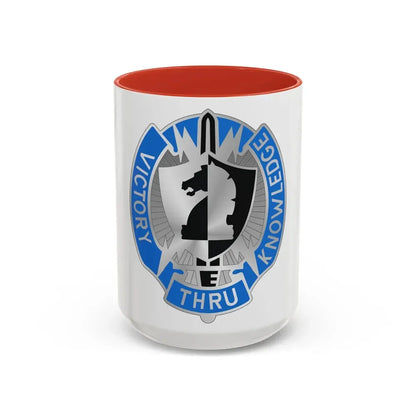 2 Military Intelligence Command 2 (U.S. Army) Accent Coffee Mug 15oz Red - Go Mug Yourself