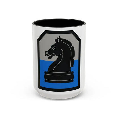 2 Military Intelligence Command (U.S. Army) Accent Coffee Mug 15oz Black - Go Mug Yourself