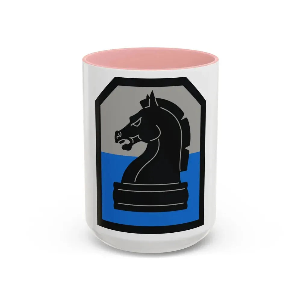 2 Military Intelligence Command (U.S. Army) Accent Coffee Mug 15oz Pink - Go Mug Yourself