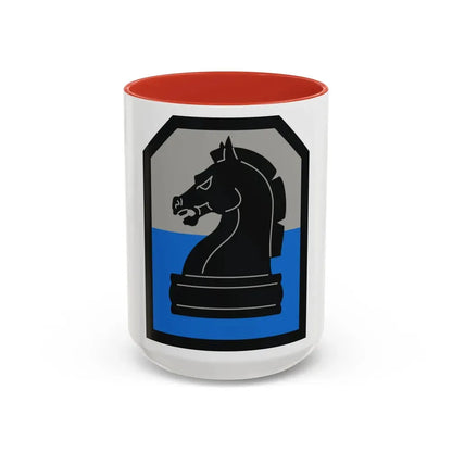 2 Military Intelligence Command (U.S. Army) Accent Coffee Mug 15oz Red - Go Mug Yourself