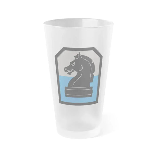 2 Military Intelligence Command (U.S. Army) Frosted Pint Glass 16oz Default Title - Go Mug Yourself