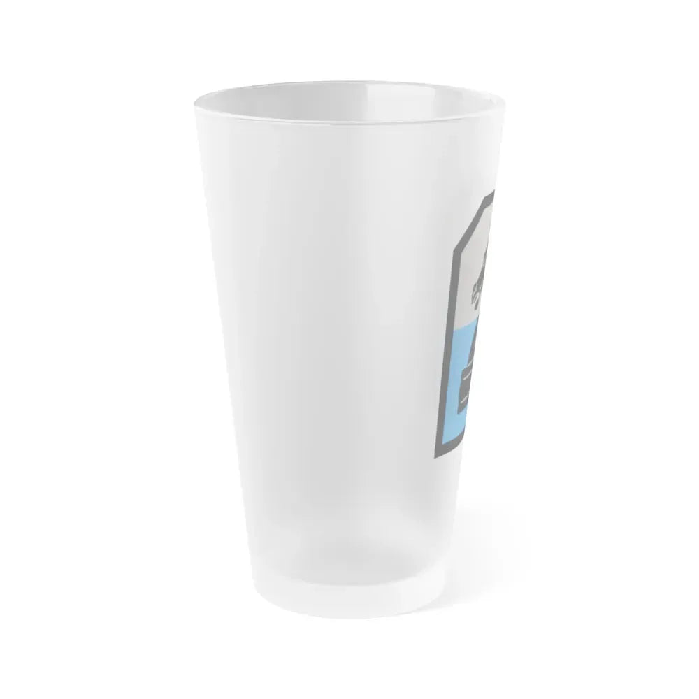2 Military Intelligence Command (U.S. Army) Frosted Pint Glass 16oz - Go Mug Yourself
