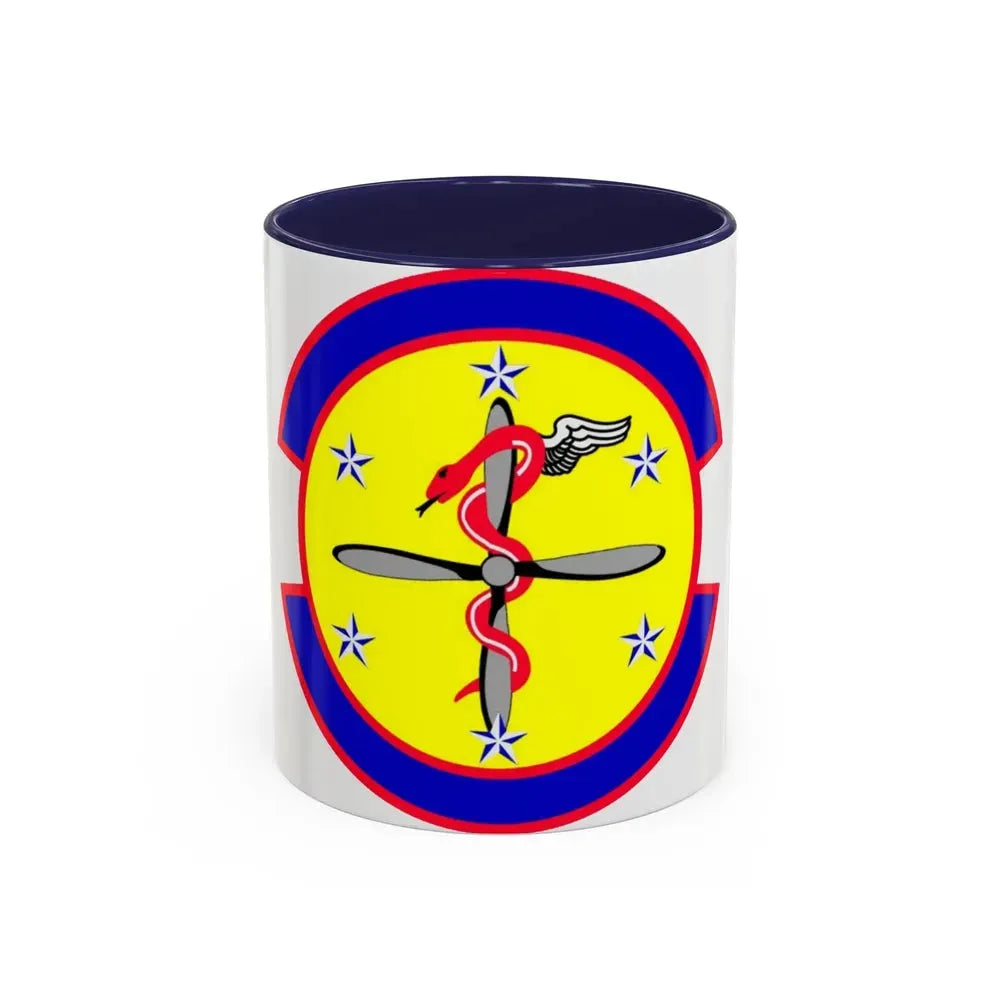 2 Operational Medical Readiness Squadron AFGSC (U.S. Air Force) Accent Coffee Mug 11oz Navy - Go Mug Yourself