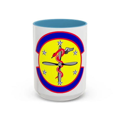 2 Operational Medical Readiness Squadron AFGSC (U.S. Air Force) Accent Coffee Mug 15oz Light Blue - Go Mug Yourself