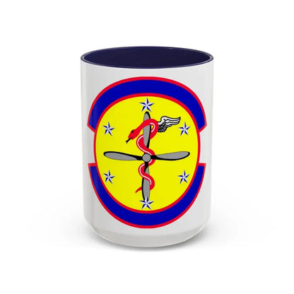 2 Operational Medical Readiness Squadron AFGSC (U.S. Air Force) Accent Coffee Mug 15oz Navy - Go Mug Yourself