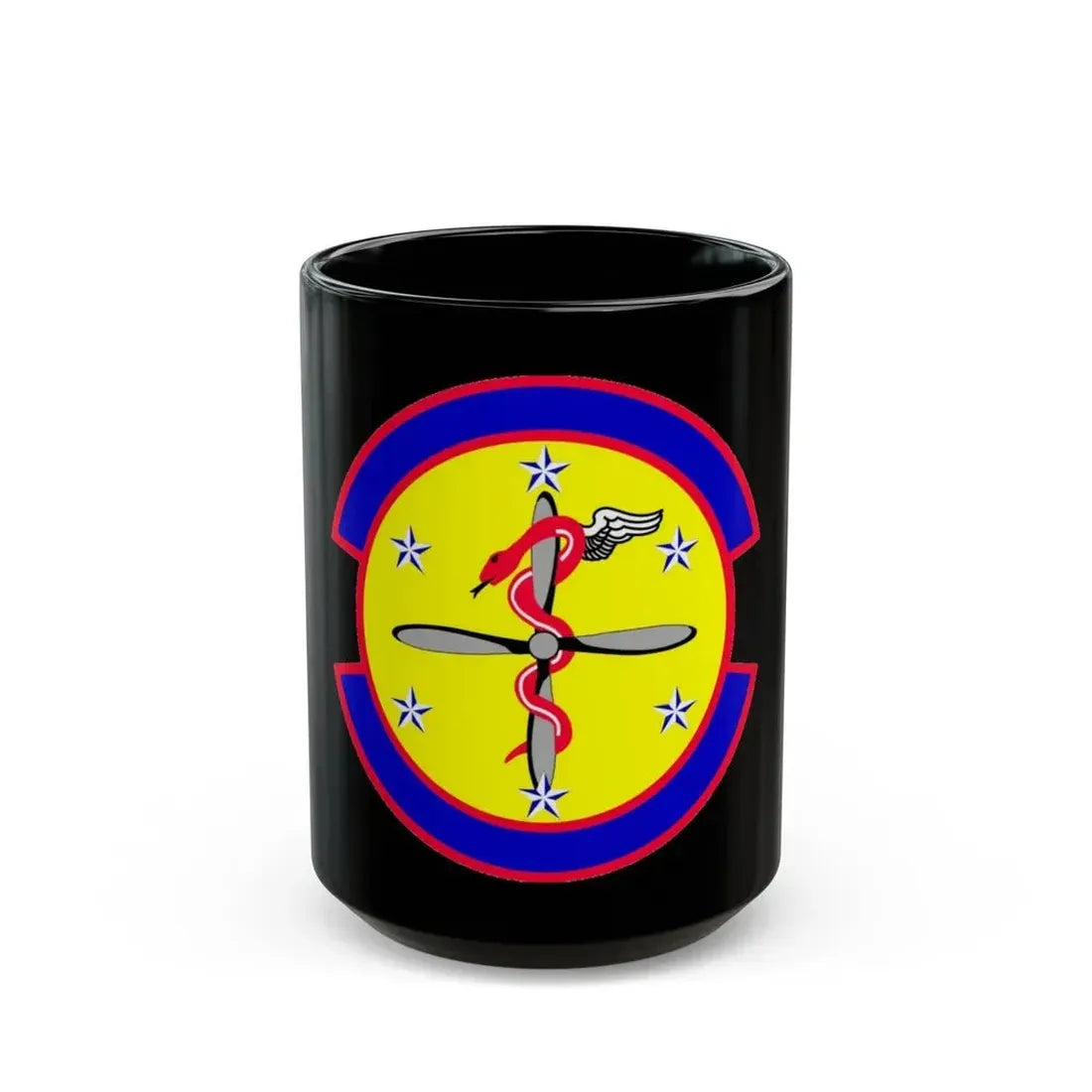 2 Operational Medical Readiness Squadron AFGSC (U.S. Air Force) Black Coffee Mug 15oz - Go Mug Yourself