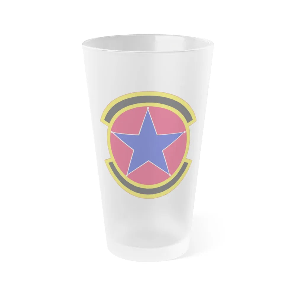 2 Operations Support Squadron ACC (U.S. Air Force) Frosted Pint Glass 16oz-16oz-Frosted-Go Mug Yourself