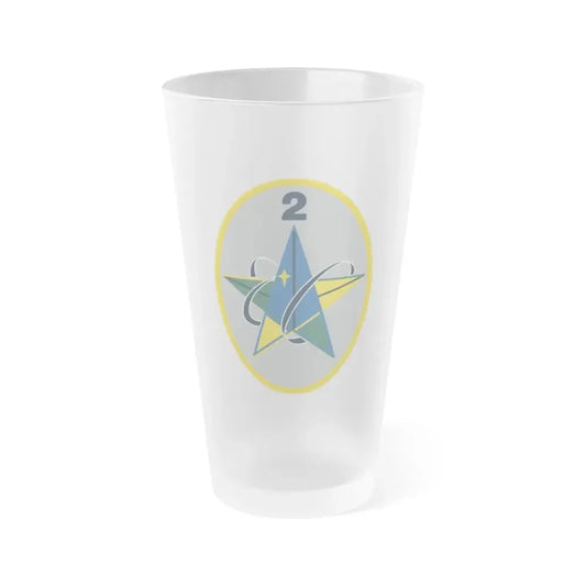 2 Range Operations Squadron (U.S. Space Force) Frosted Pint Glass 16oz Default Title - Go Mug Yourself