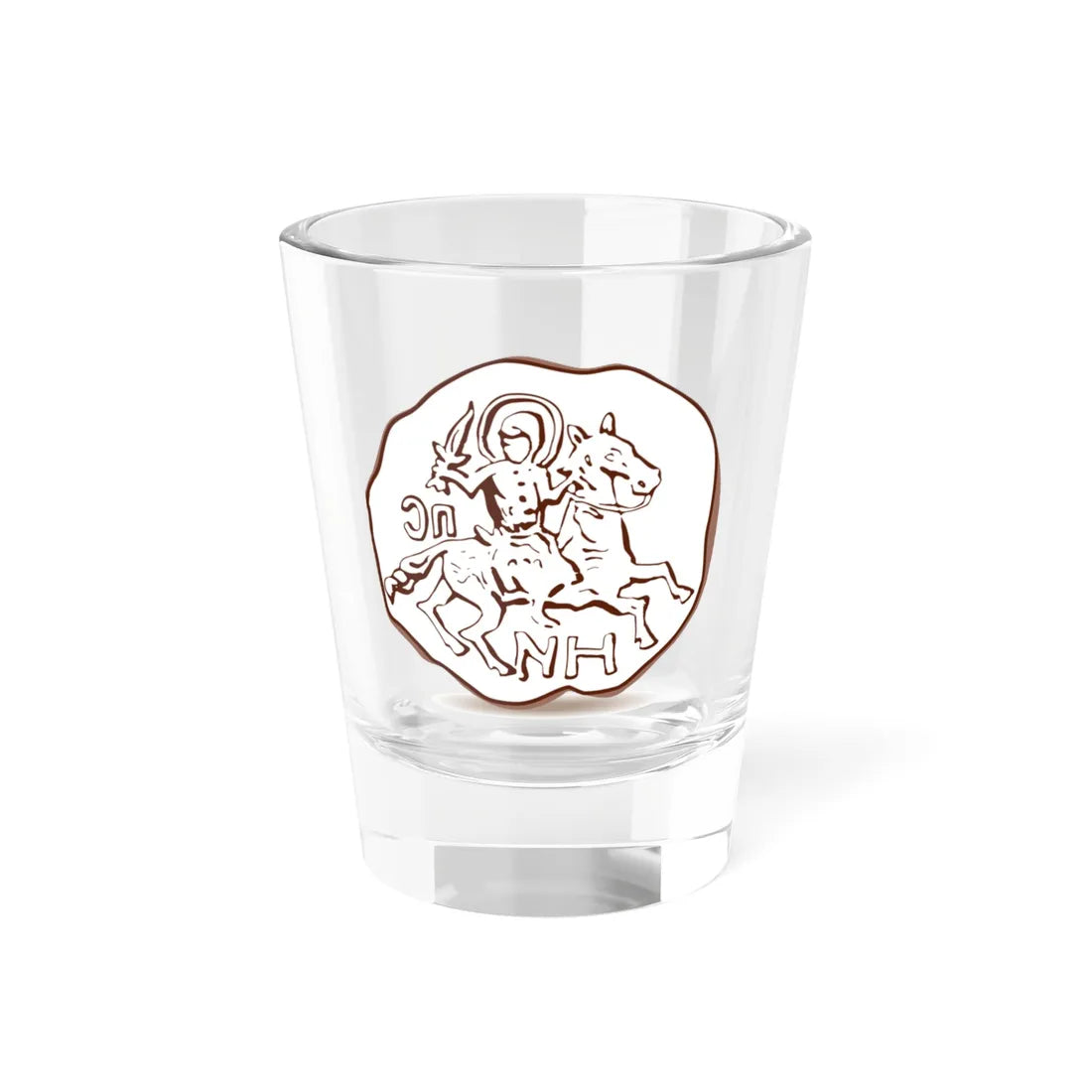 Печать Дмитрия-Донского 2 Reverse (Belarus) (Coat of Arms) Shot Glass 1.5oz 1.5oz - Go Mug Yourself