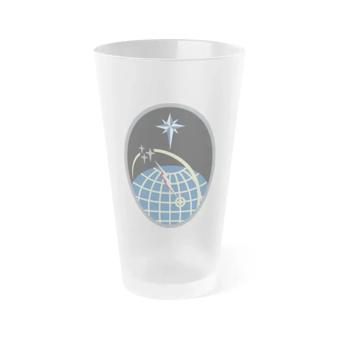 2 Space Operations Squadron (U.S. Space Force) Frosted Pint Glass 16oz Default Title - Go Mug Yourself