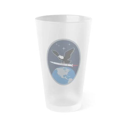 2 Space Warning Squadron (U.S. Space Force) Frosted Pint Glass 16oz Default Title - Go Mug Yourself