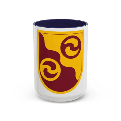 2 Transportation Command (U.S. Army) Accent Coffee Mug 15oz Navy - Go Mug Yourself