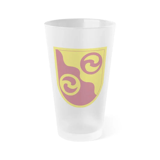 2 Transportation Command (U.S. Army) Frosted Pint Glass 16oz Default Title - Go Mug Yourself