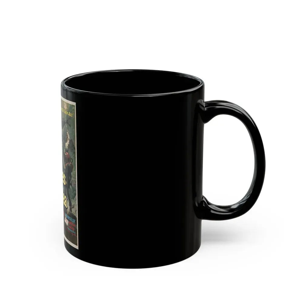 20,000 LEAGUES UNDER THE SEA 1954 Movie Poster - Black Coffee Mug - Go Mug Yourself