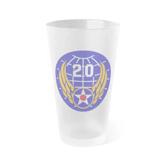 20 Air Force (U.S. Army) Frosted Pint Glass 16oz Default Title - Go Mug Yourself