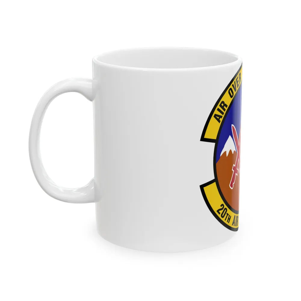 20 Air Support Operations Squadron ACC (U.S. Air Force) White Coffee Mug-Go Mug Yourself