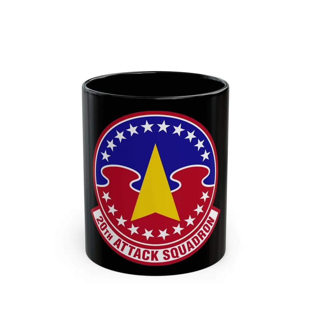 20 Attack Squadron ACC (U.S. Air Force) Black Coffee Mug-11oz-Go Mug Yourself