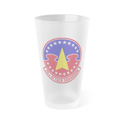 20 Attack Squadron ACC (U.S. Air Force) Frosted Pint Glass 16oz-16oz-Frosted-Go Mug Yourself