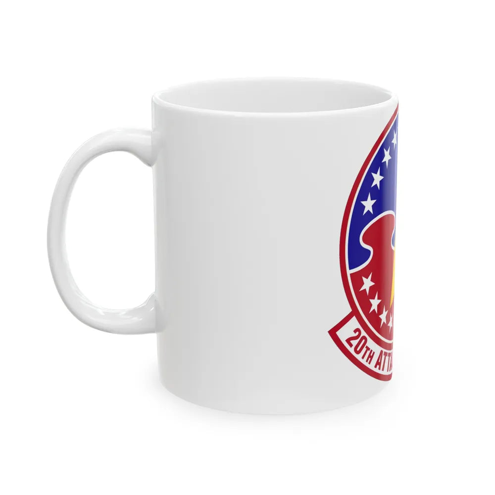 20 Attack Squadron ACC (U.S. Air Force) White Coffee Mug-Go Mug Yourself