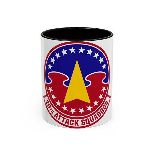 20 Attack Squadron ACC (U.S. Air Force) Accent Coffee Mug 11oz Black - Go Mug Yourself