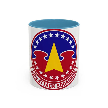 20 Attack Squadron ACC (U.S. Air Force) Accent Coffee Mug 11oz Light Blue - Go Mug Yourself