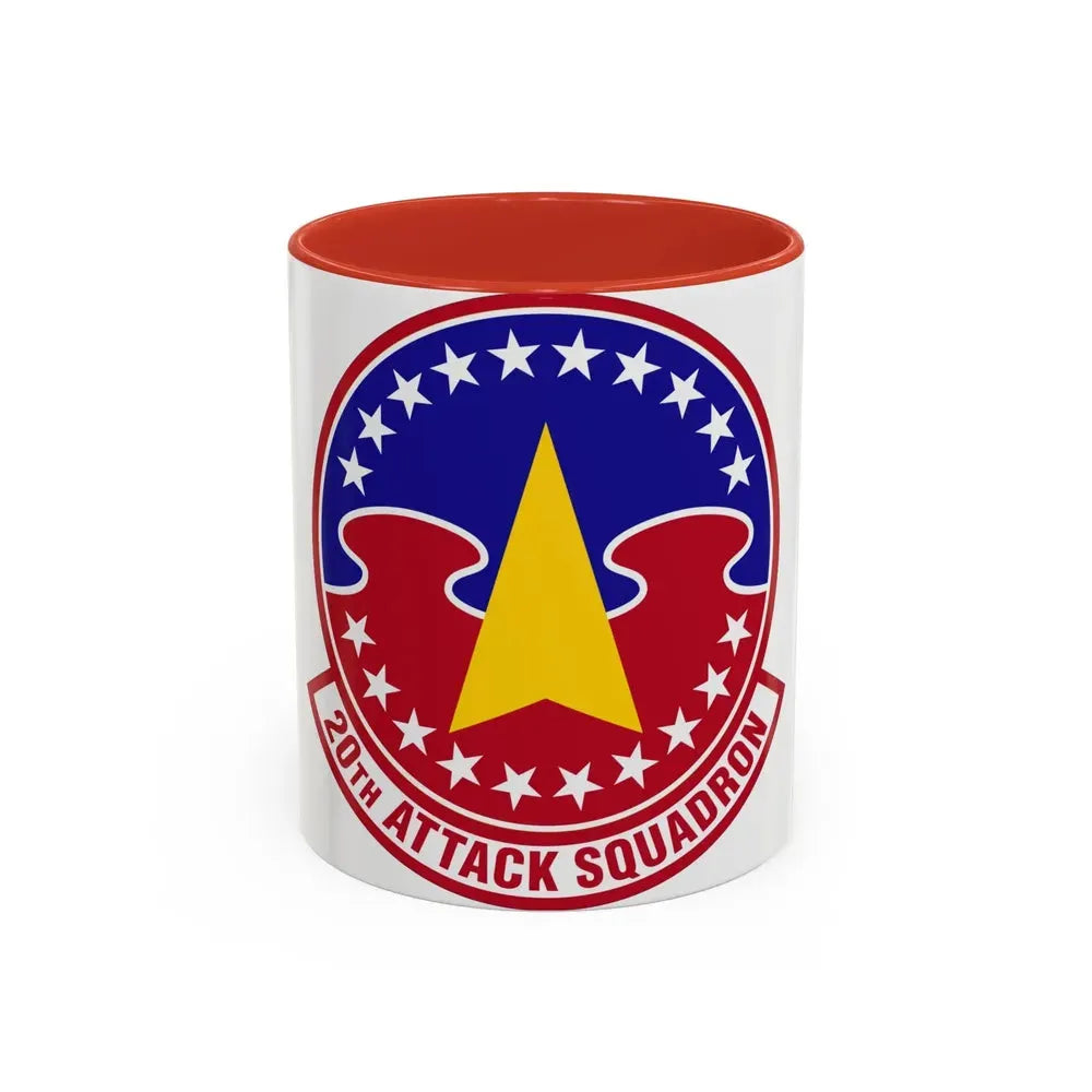 20 Attack Squadron ACC (U.S. Air Force) Accent Coffee Mug 11oz Red - Go Mug Yourself