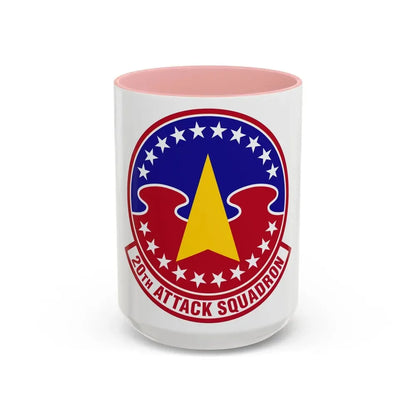 20 Attack Squadron ACC (U.S. Air Force) Accent Coffee Mug 15oz Pink - Go Mug Yourself
