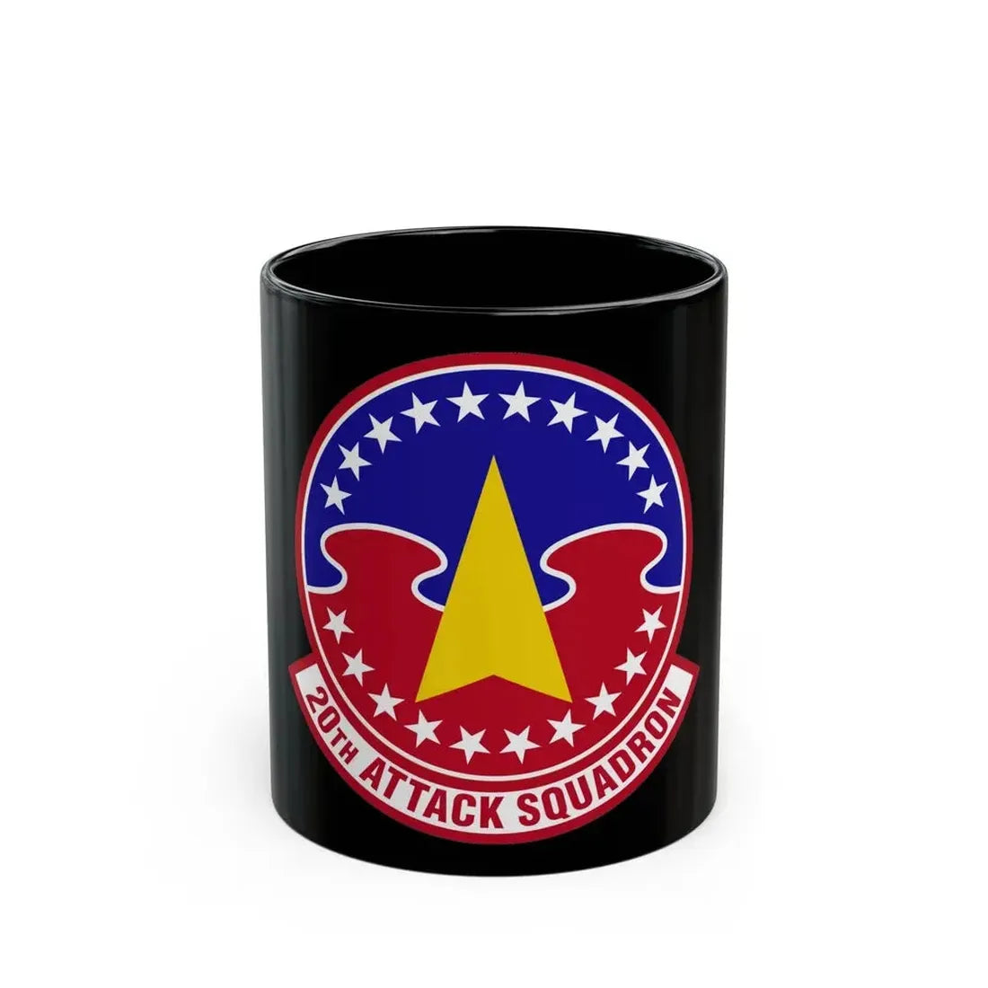 20 Attack Squadron ACC (U.S. Air Force) Black Coffee Mug 11oz - Go Mug Yourself