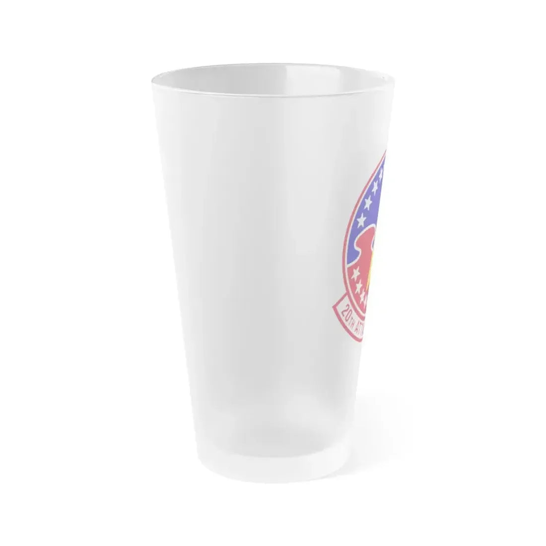 20 Attack Squadron ACC (U.S. Air Force) Frosted Pint Glass 16oz - Go Mug Yourself
