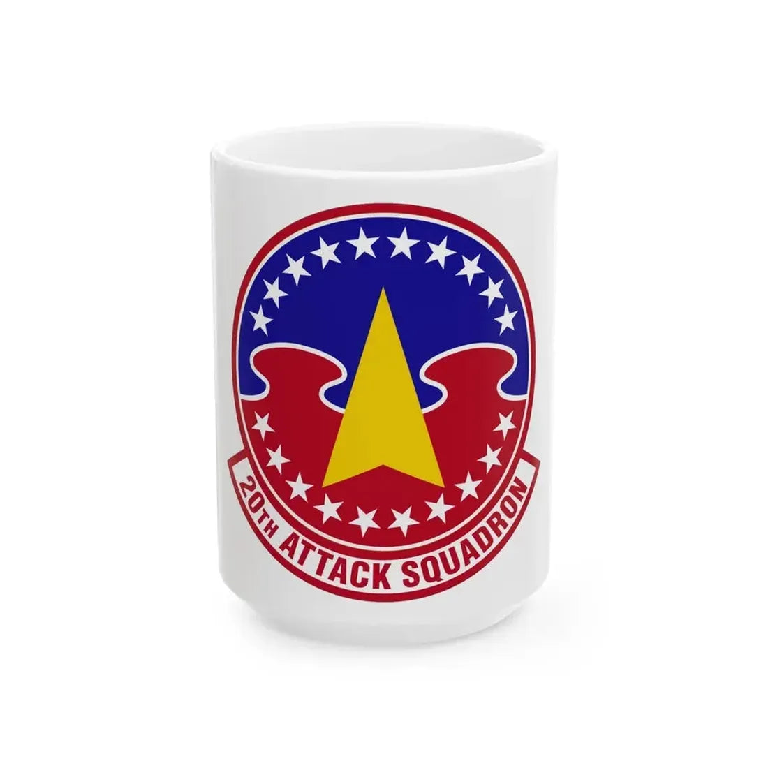 20 Attack Squadron ACC (U.S. Air Force) White Coffee Mug 15oz - Go Mug Yourself