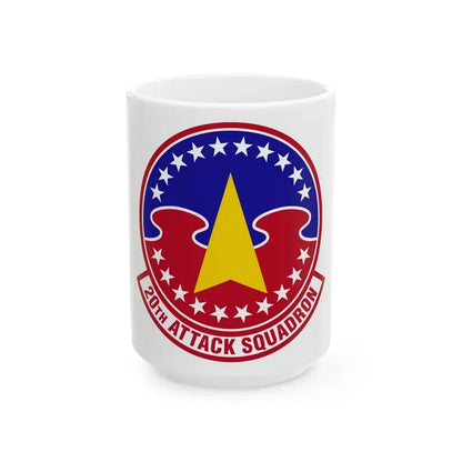 20 Attack Squadron ACC (U.S. Air Force) White Coffee Mug 15oz - Go Mug Yourself