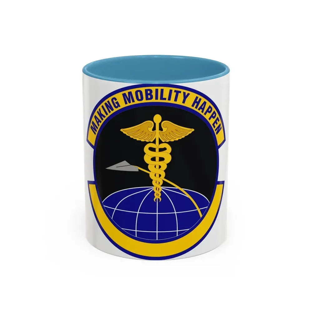 20 Healthcare Operations Squadron ACC (U.S. Air Force) Accent Coffee Mug 11oz Light Blue - Go Mug Yourself