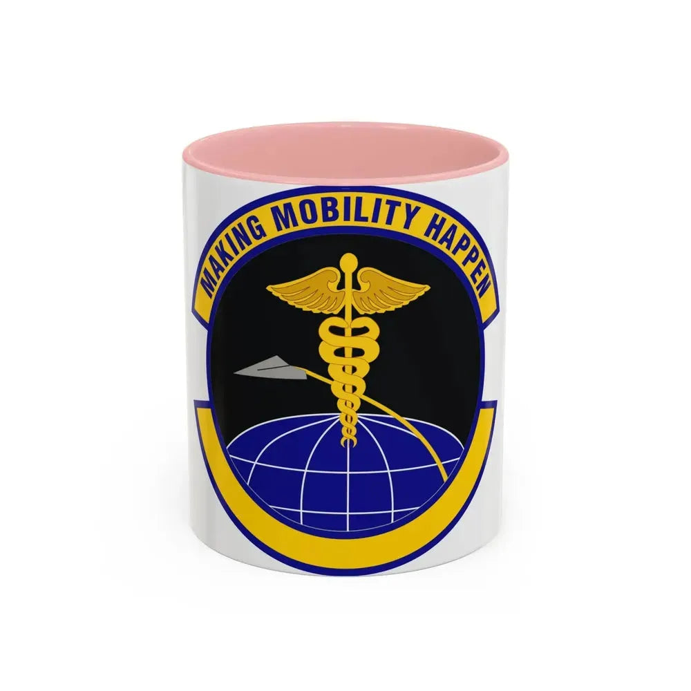 20 Healthcare Operations Squadron ACC (U.S. Air Force) Accent Coffee Mug 11oz Pink - Go Mug Yourself