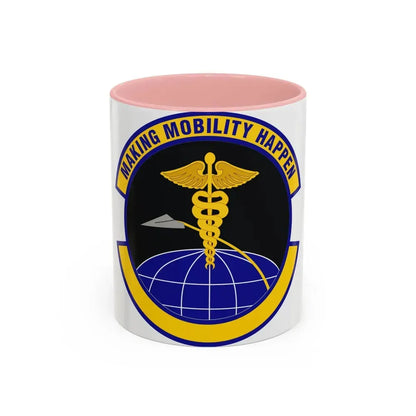 20 Healthcare Operations Squadron ACC (U.S. Air Force) Accent Coffee Mug 11oz Pink - Go Mug Yourself