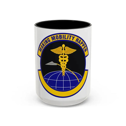 20 Healthcare Operations Squadron ACC (U.S. Air Force) Accent Coffee Mug 15oz Black - Go Mug Yourself