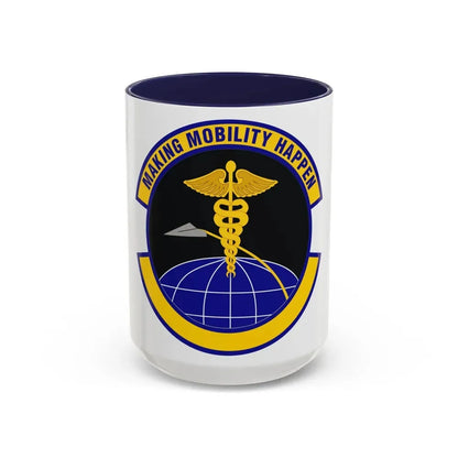 20 Healthcare Operations Squadron ACC (U.S. Air Force) Accent Coffee Mug 15oz Navy - Go Mug Yourself