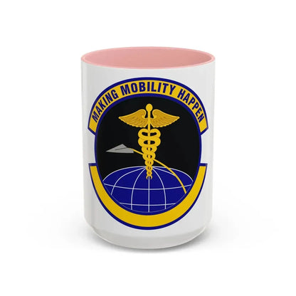 20 Healthcare Operations Squadron ACC (U.S. Air Force) Accent Coffee Mug 15oz Pink - Go Mug Yourself