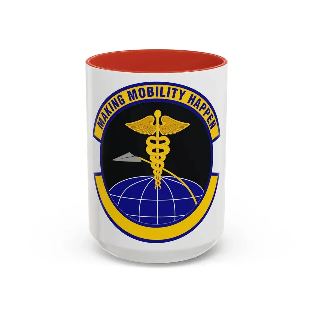 20 Healthcare Operations Squadron ACC (U.S. Air Force) Accent Coffee Mug 15oz Red - Go Mug Yourself