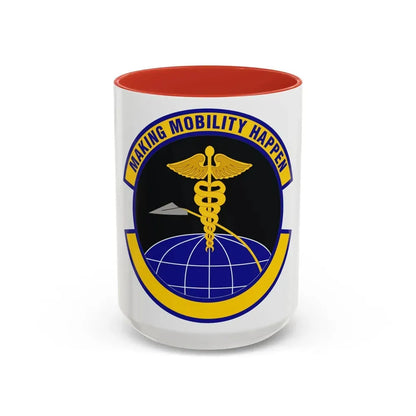20 Healthcare Operations Squadron ACC (U.S. Air Force) Accent Coffee Mug 15oz Red - Go Mug Yourself