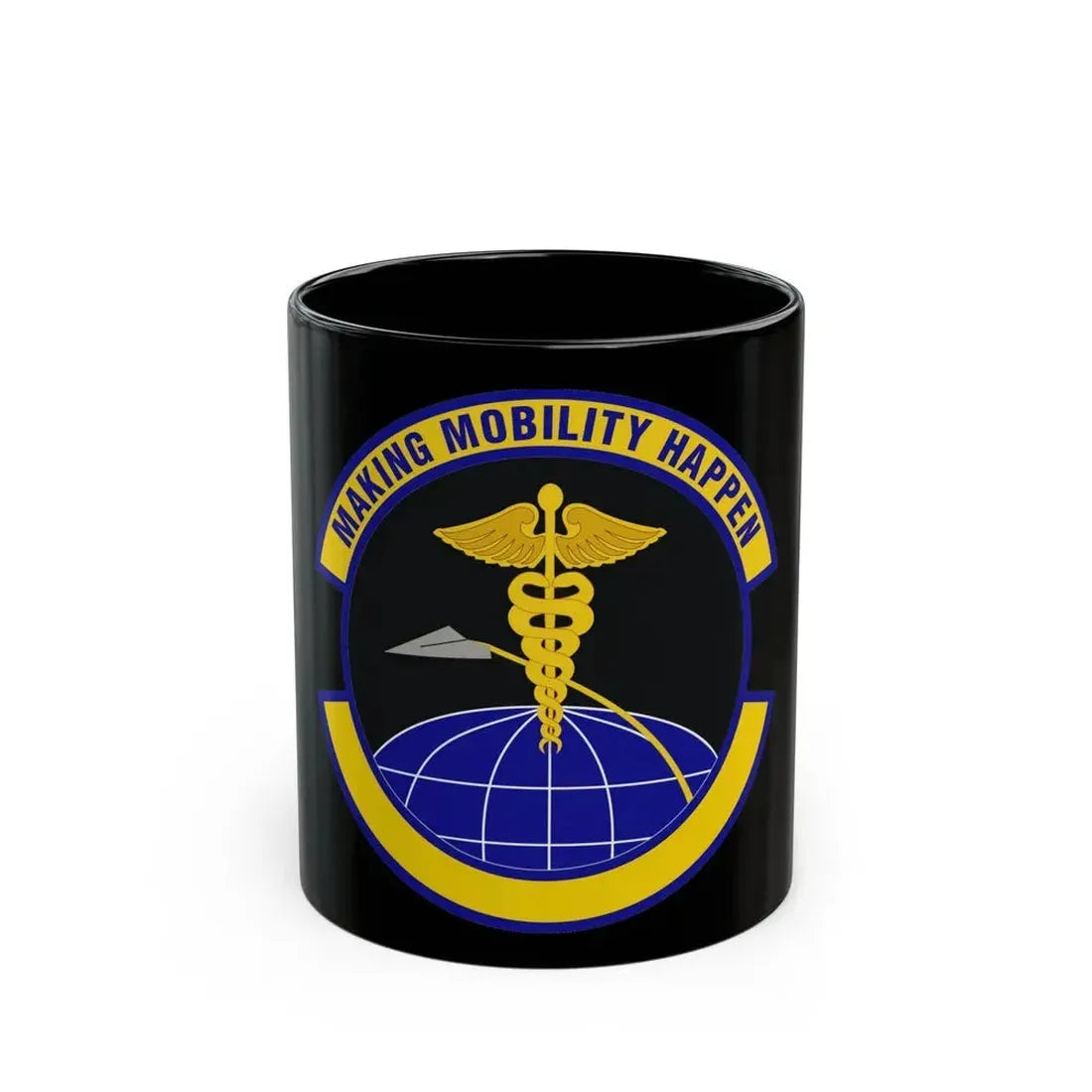 20 Healthcare Operations Squadron ACC (U.S. Air Force) Black Coffee Mug 11oz - Go Mug Yourself