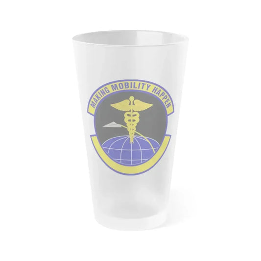 20 Healthcare Operations Squadron ACC (U.S. Air Force) Frosted Pint Glass 16oz 16oz Frosted - Go Mug Yourself