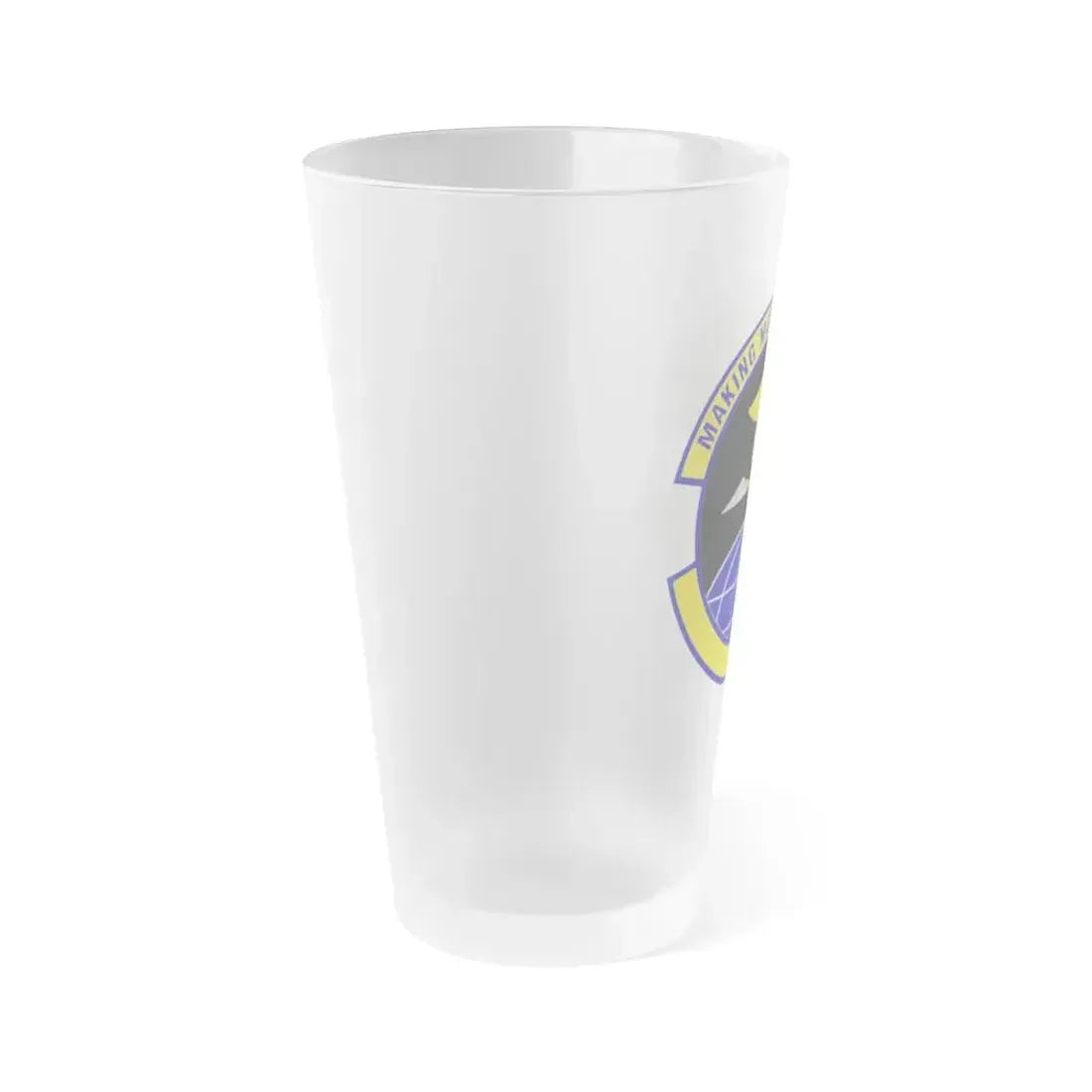 20 Healthcare Operations Squadron ACC (U.S. Air Force) Frosted Pint Glass 16oz - Go Mug Yourself
