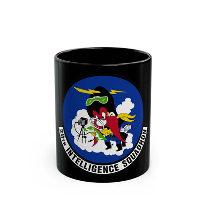 20 Intelligence Squadron ACC (U.S. Air Force) Black Coffee Mug-11oz-Go Mug Yourself