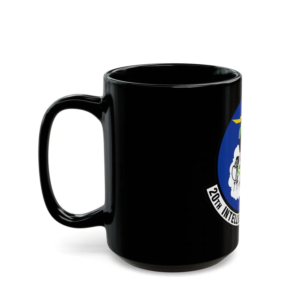 20 Intelligence Squadron ACC (U.S. Air Force) Black Coffee Mug-Go Mug Yourself