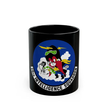 20 Intelligence Squadron ACC (U.S. Air Force) Black Coffee Mug 11oz - Go Mug Yourself